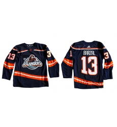 Men New York Islanders Matthew Barzal #13 Reverse Navy Retro Jersey