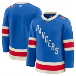 Men New York Rangers Blank Blue Centennial Stitched Hockey Jersey