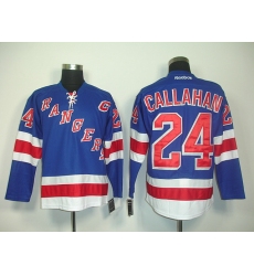 New York Rangers #24 Ryan Callahan light blue jeseys