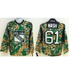 Kids New York Rangers 61 Rick Nash Camo NHL Jerseys