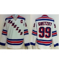 Kids New York Rangers #99 Wayne Gretzky White NHL Jerseys