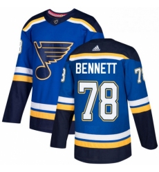 Mens Adidas St Louis Blues 78 Beau Bennett Premier Royal Blue Home NHL Jersey 