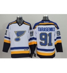 St. Louis Blues #91 Vladimir Tarasenko White Stitched NHL Jersey