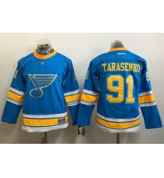 Blues #91 Vladimir Tarasenko Light Blue 2017 Winter Classic Stitched Youth NHL Jersey