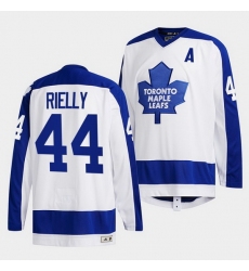 Men Toronto Maple Leafs 44 Morgan Rielly White Classics Primary Logo Stitched jersey