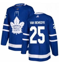 Mens Adidas Toronto Maple Leafs 25 James Van Riemsdyk Premier Royal Blue Home NHL Jersey 