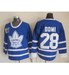 NHL Toronto Maple Leafs #28 domi blue Jerseys[m&n 75th]