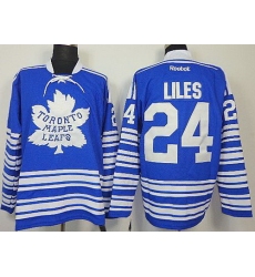 Toronto Maple Leafs 24 John-Michael Liles Blue NHL Jerseys