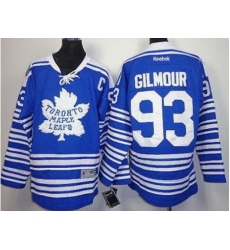 Kids Toronto Maple Leafs 93 Doug Gilmour Blue NHL Jerseys