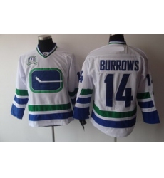 Vancouver Canucks 14 Alexandre Burrows White 3rd 40th