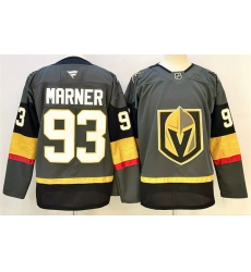 Men Vegas Golden Knights 93 Mitch Marner Grey 2024 25 Stitched Hockey Jersey Men Vegas Golden Knights 93 Mitch Marner Grey 2024 25 Stitched Hockey Jersey