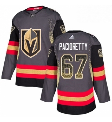 Mens Adidas Vegas Golden Knights 67 Max Pacioretty Authentic Black Drift Fashion NHL Jersey 