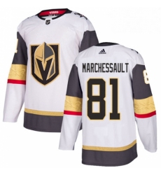 Womens Adidas Vegas Golden Knights 81 Jonathan Marchessault Authentic White Away NHL Jersey 