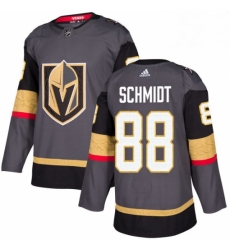 Youth Adidas Vegas Golden Knights 88 Nate Schmidt Authentic Gray Home NHL Jersey 