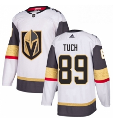 Youth Adidas Vegas Golden Knights 89 Alex Tuch Authentic White Away NHL Jersey 