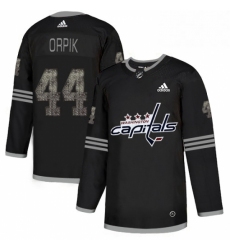 Mens Adidas Washington Capitals 44 Brooks Orpik Black 1 Authentic Classic Stitched NHL Jersey 