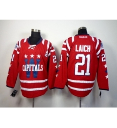 NHL Washington Capitals #21 Brooks Laich Red Stitched Jerseys(2015 Winter Classic)