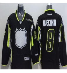 Washington Capitals #8 Alex Ovechkin Black 2015 All Star Stitched NHL Jersey