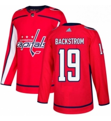 Youth Adidas Washington Capitals 19 Nicklas Backstrom Premier Red Home NHL Jersey 