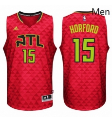 Atlanta Hawks 15 Al Horford New Swingman Alternative Red Jersey 