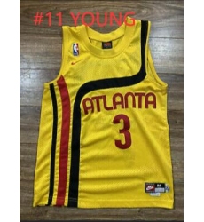 Trae Young Atlanta Hawks Yellow Nike Jersey