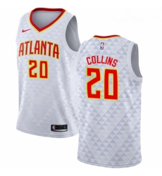 Womens Nike Atlanta Hawks 20 John Collins Authentic White NBA Jersey Association Edition 