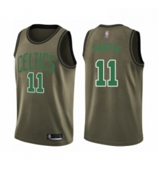 Youth Boston Celtics 11 Enes Kanter Swingman Green Salute to Service Basketball Jersey 