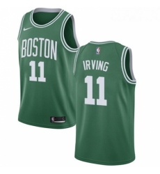Youth Nike Boston Celtics 11 Kyrie Irving Swingman GreenWhite No Road NBA Jersey Icon Edition 