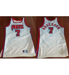 1994-95 Kenny Anderson New Jersey Nets Team Issued Champion Jersey