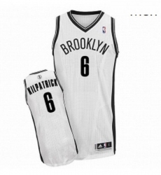 Mens Adidas Brooklyn Nets 6 Sean Kilpatrick Authentic White Home NBA Jersey