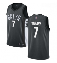 Nets #7 Kevin Durant Gray Basketball Swingman Statement Edition Jersey