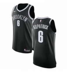 Womens Nike Brooklyn Nets 6 Sean Kilpatrick Authentic Black Road NBA Jersey Icon Edition