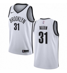 Youth Nike Brooklyn Nets 31 Jarrett Allen Swingman White NBA Jersey Association Edition 