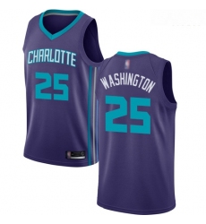 Hornets #25 PJ Washington Purple Basketball Jordan Swingman Statement Edition Jersey