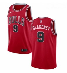 Youth Nike Chicago Bulls 9 Antonio Blakeney Swingman Red NBA Jersey Icon Edition 