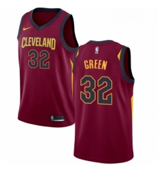 Womens Nike Cleveland Cavaliers 32 Jeff Green Swingman Maroon Road NBA Jersey Icon Edition 