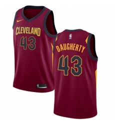 Womens Nike Cleveland Cavaliers 43 Brad Daugherty Swingman Maroon Road NBA Jersey Icon Edition