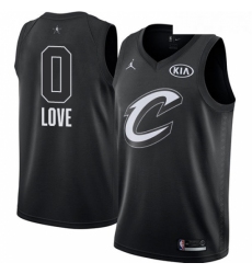 Youth Nike Jordan Cleveland Cavaliers 0 Kevin Love Swingman Black 2018 All Star Game NBA Jersey