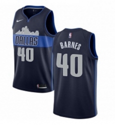 Womens Nike Dallas Mavericks 40 Harrison Barnes Swingman Navy Blue NBA Jersey Statement Edition