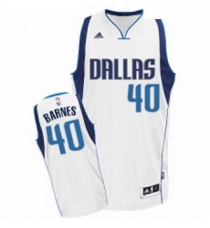 Youth Adidas Dallas Mavericks 40 Harrison Barnes Swingman White Home NBA Jersey