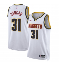 Men Denver Nuggets 31 Vlatko Cancar White Association Edition Stitched Basketball Jersey