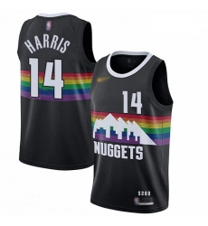 Nuggets 14 Gary Harris Black Basketball Swingman City Edition 2019 20 Jersey