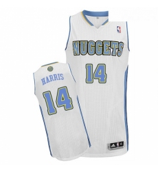 Womens Adidas Denver Nuggets 14 Gary Harris Authentic White Home NBA Jersey