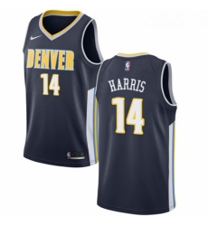 Womens Nike Denver Nuggets 14 Gary Harris Swingman Navy Blue Road NBA Jersey Icon Edition