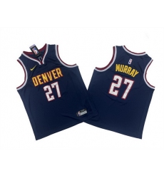 Youth Denver Nuggets 27 Jamal Murray Navy Stitched Basketball Jersey