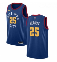 Youth Nike Denver Nuggets 25 Malik Beasley Swingman Light Blue Alternate NBA Jersey Statement Edition