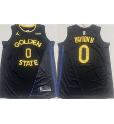 Men Golden State Warriors 0 Gary Payton II Black 2024 25 Statement Edition Stitched Basketball Jersey Men Golden State Warriors 0 Gary Payton II Black 2024 25 Statement Edition Stitched Basketball Jersey