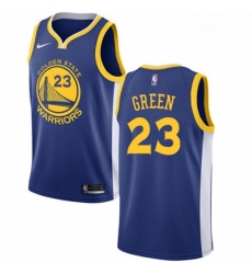 Youth Nike Golden State Warriors 23 Draymond Green Swingman Royal Blue Road NBA Jersey Icon Edition