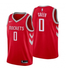 Men Nike Houston Rockets 0 Jalen Green Red NBA Swingman Icon Edition Jersey