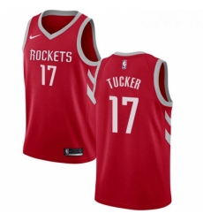 Youth Nike Houston Rockets 17 PJ Tucker Swingman Red NBA Jersey Icon Edition 